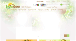 Desktop Screenshot of esimplynatural.com